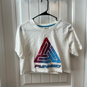 Black Pyramid Crop Top